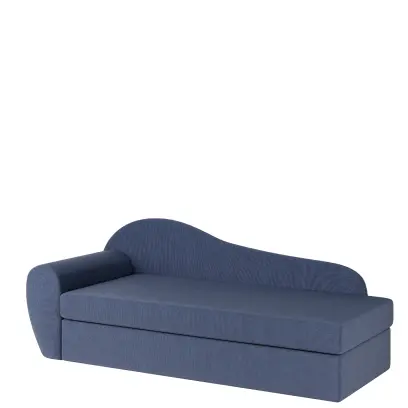 MATYLDA rošt, válenda celočalouněná, provedení levé, látka B 20 tmavě modrá